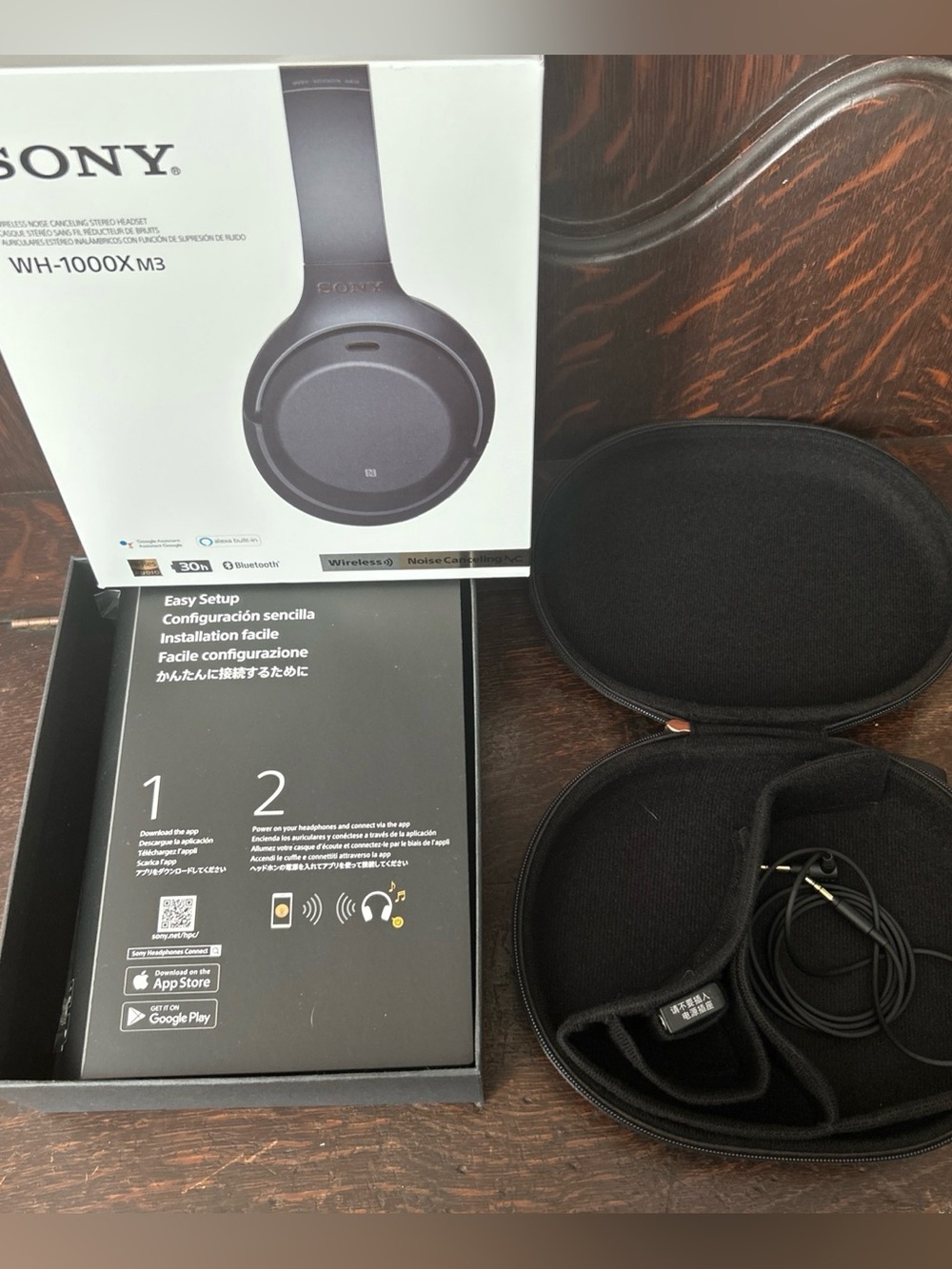 Sony WH-1000x M3 Box And Case Only No Headphone Empty